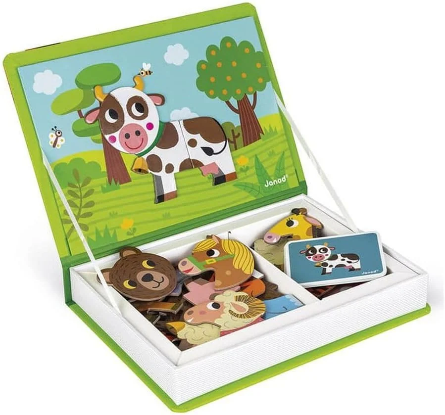 Livro magnético de animais Janod