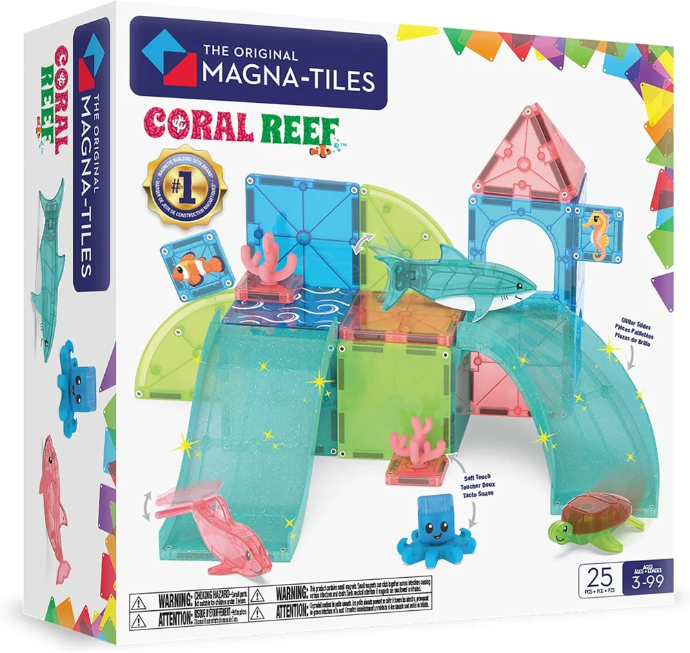 Blocos magnéticos — Recife de coral