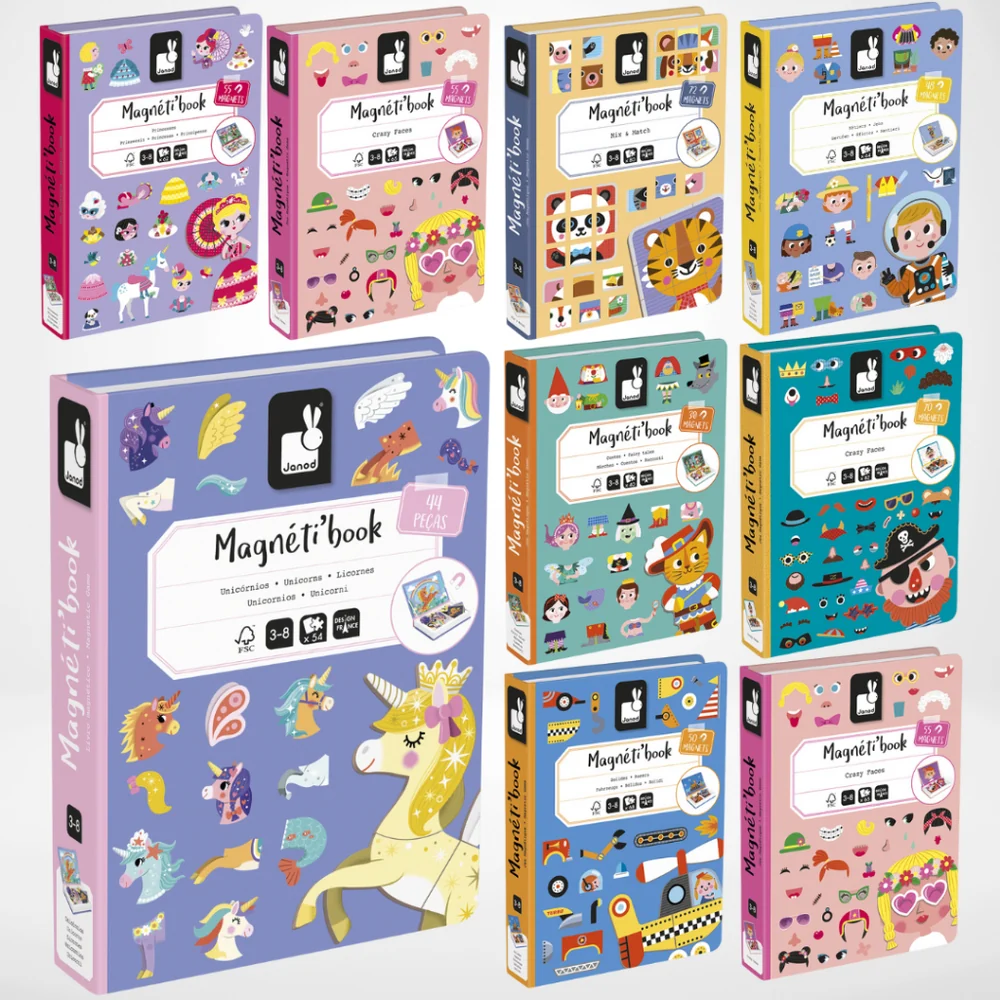Livro Magnético Infantil Magnetibook Janod