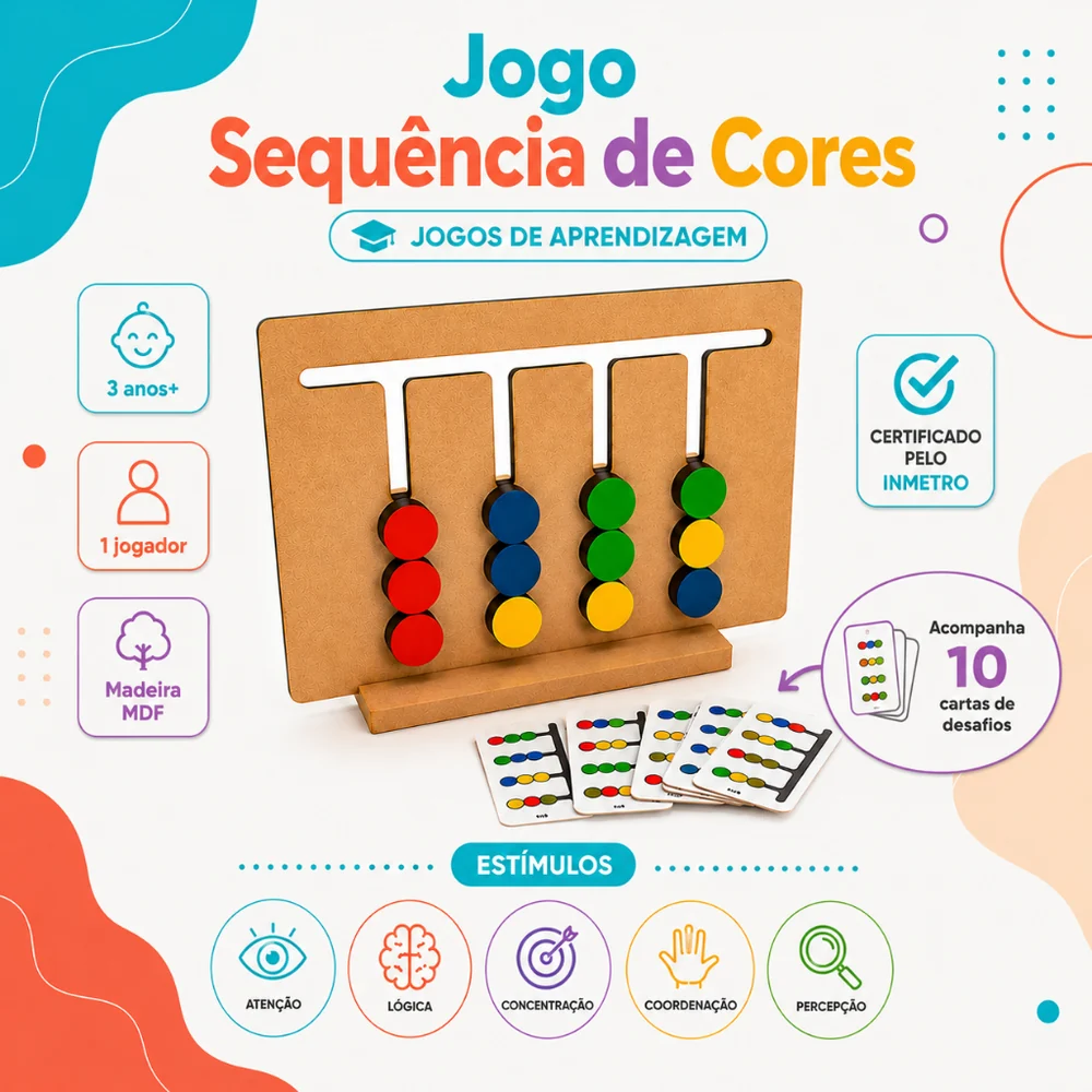 Jogo Sequência de Cores